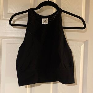 Adidas warp knit crop top